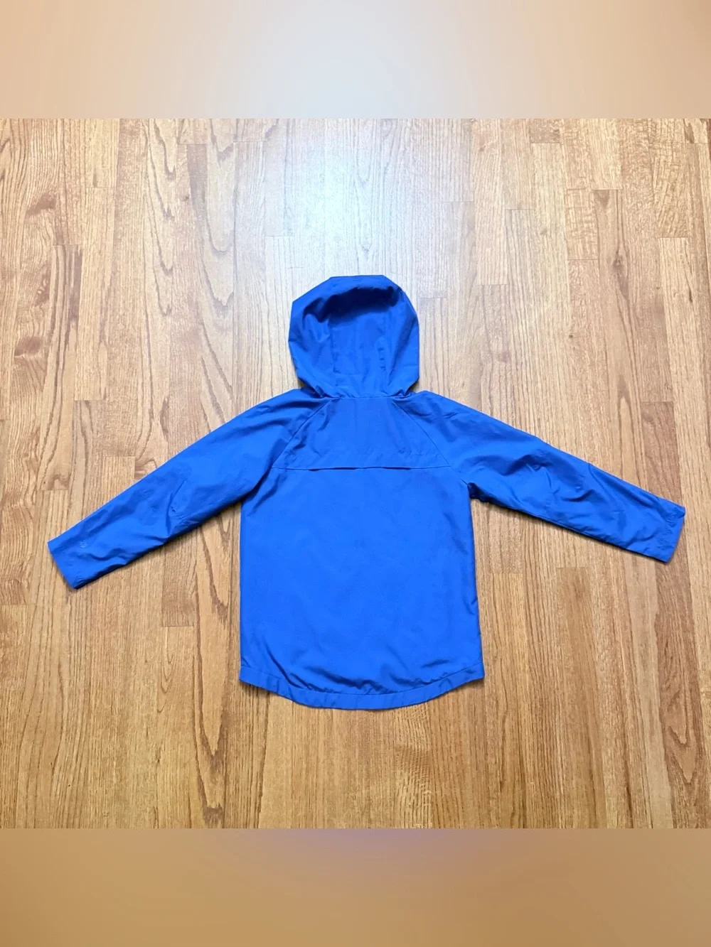 all in motion Blue Hooded Windbreaker Rain Jacket size S Kids